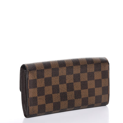 Louis Vuitton Damier Ebene Sarah Wallet 3 of 10