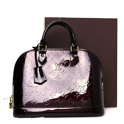 Louis Vuitton Vernis Alma PM Amarante 19 of 19