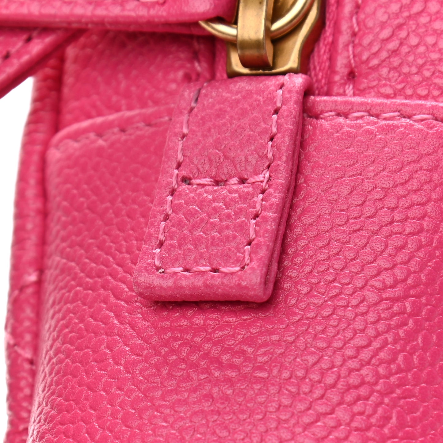 Shiny Caviar Quilted Chain Melody Backpack  Pink