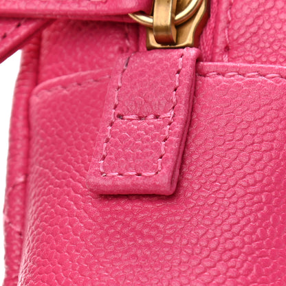 Chanel Shiny Caviar Quilted Chain Melody Backpack  Pink 11 of 12