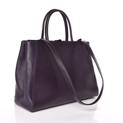 Fendi Vitello Elite Regular 2Jours Tote Ametista 3 of 13