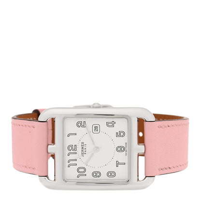 Hermes Stainless Steel Swift 29mm Cape Cod Quartz Watch Rose Sakura 2 of 5