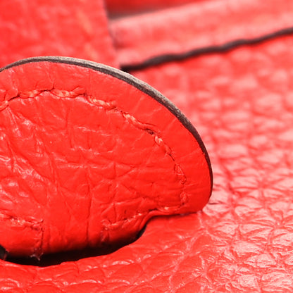 Hermes Taurillon Clemence Evelyne TPM Rouge de Coeur 7 of 9