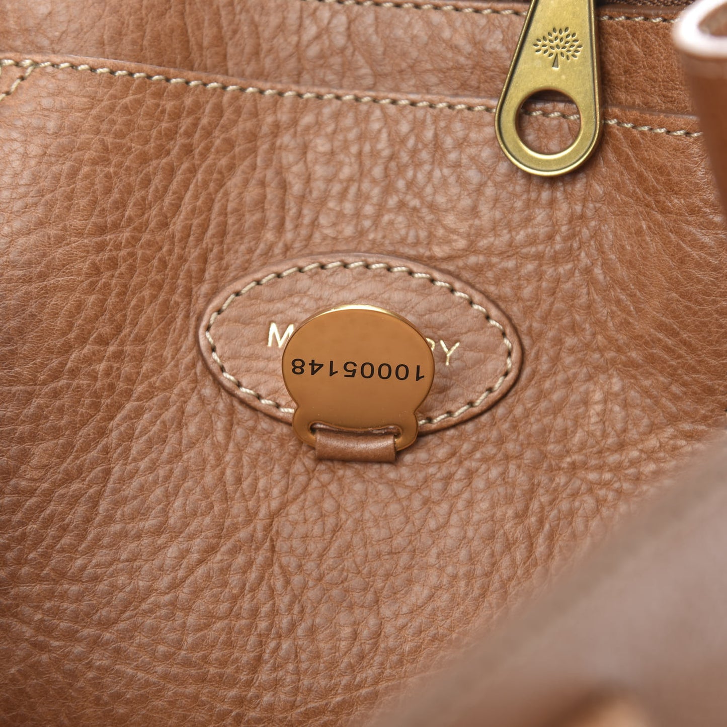 Natural Leather Bayswater Oak