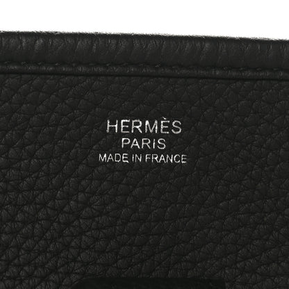 Hermes Taurillon Clemence Evelyne III PM Black 6 of 11