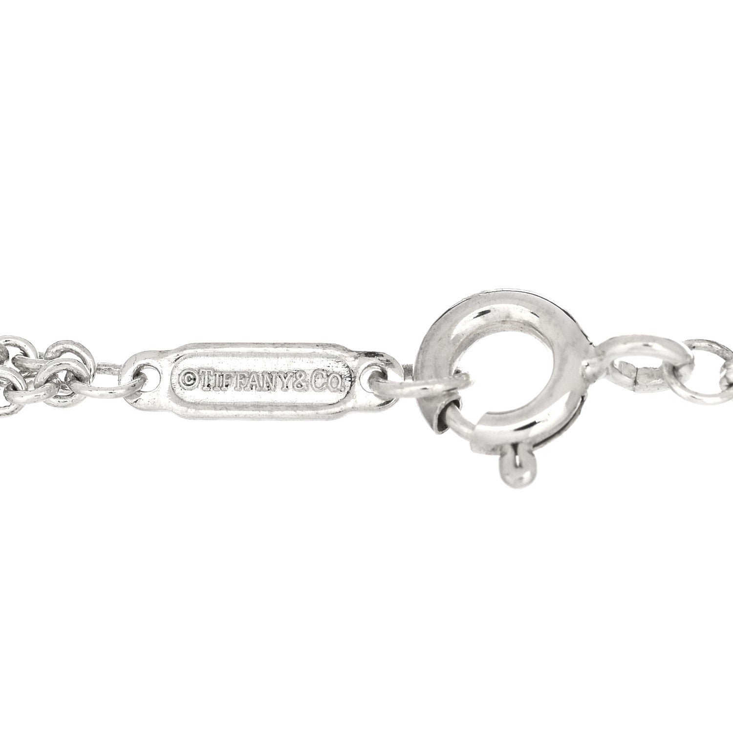 Tiffany Sterling Silver Infinity Double Chain Bracelet 3 of 3