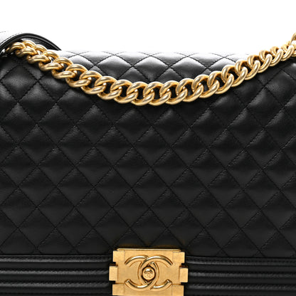 Chanel Calfskin Quilted New Medium Boy Flap Black 4 of 9