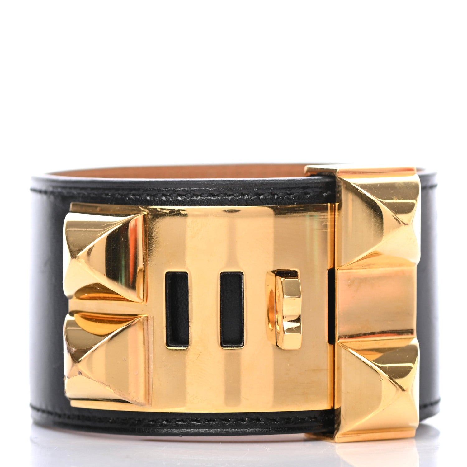 Hermes Box Collier de Chien CDC Bracelet L Black 2 of 4
