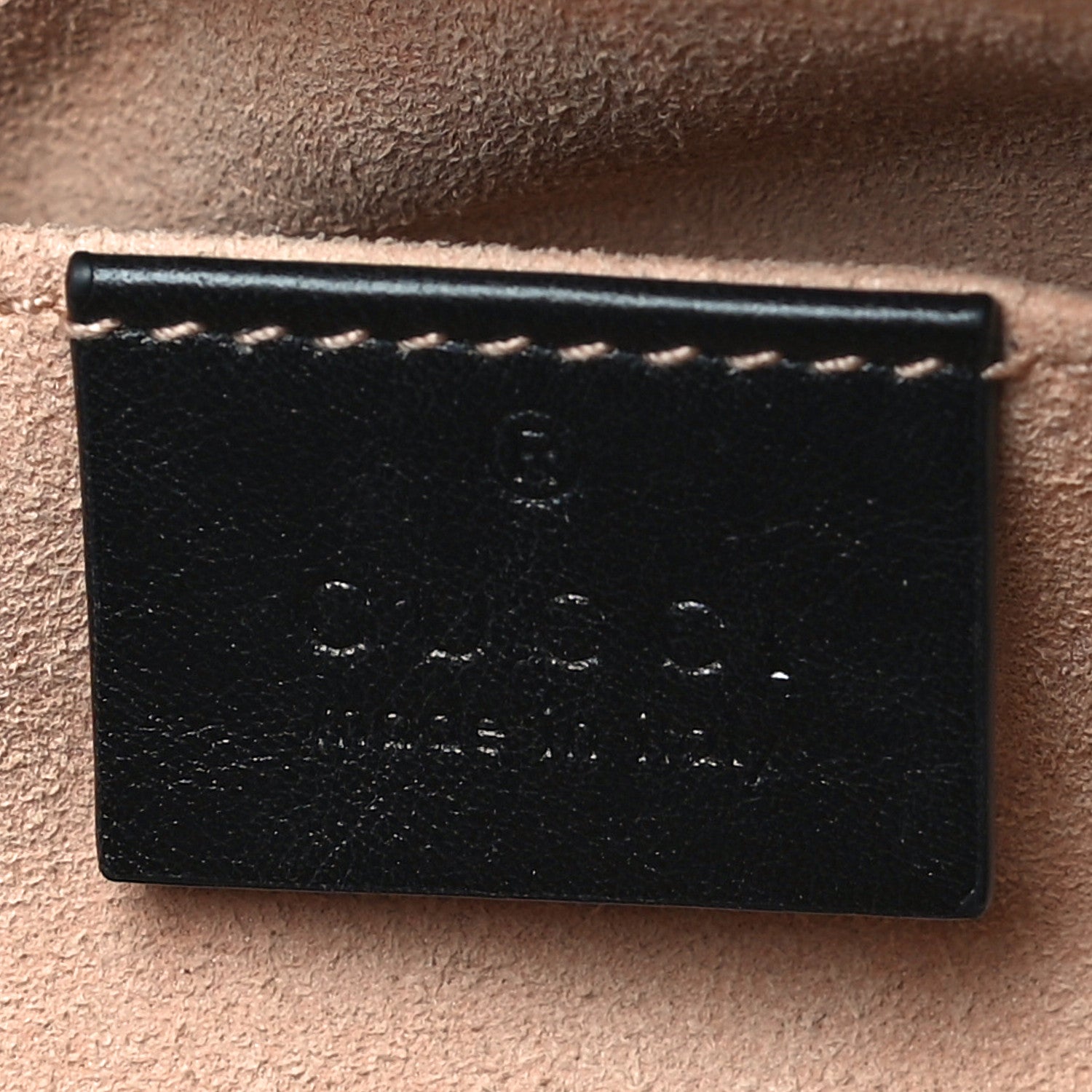 Gucci Monogram Matelasse Diagonal Small GG Marmont Chain Shoulder Bag Beige Black 6 of 16