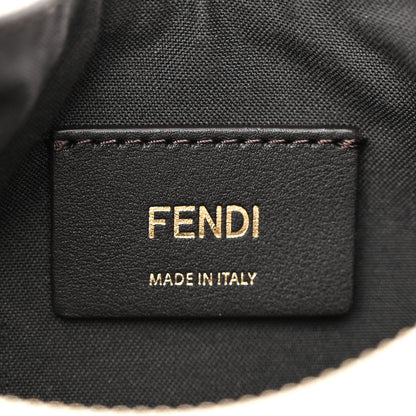 Fendi Vitello Grace Matte Mini Fendigraphy Hobo Bag White Ice 6 of 11