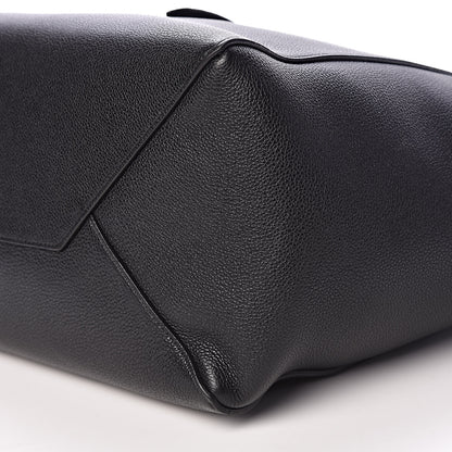 Celine Soft Grained Calfskin Small Belt Cabas Phantom Black 10 of 10