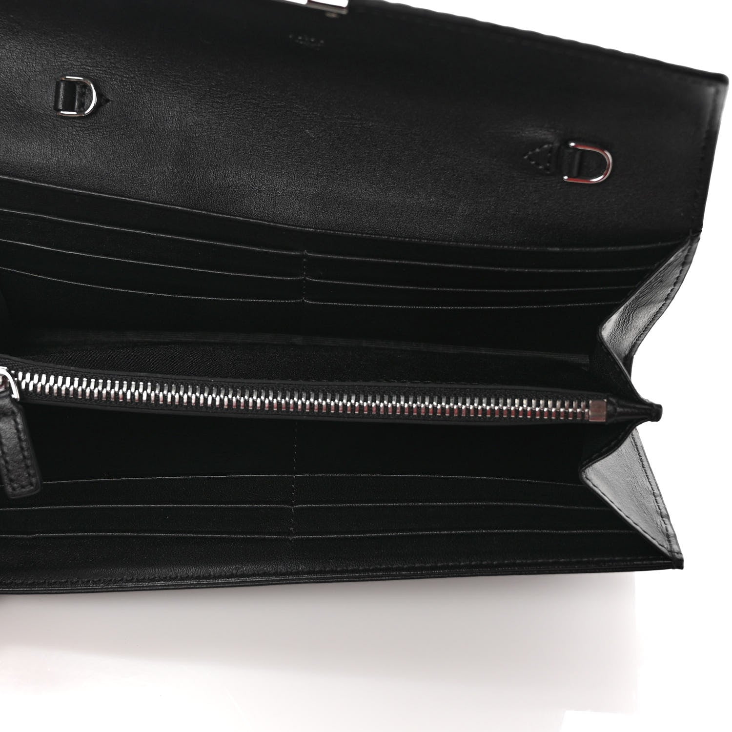 MCM Visetos Large Patricia Wallet On Chain Black 5 of 11