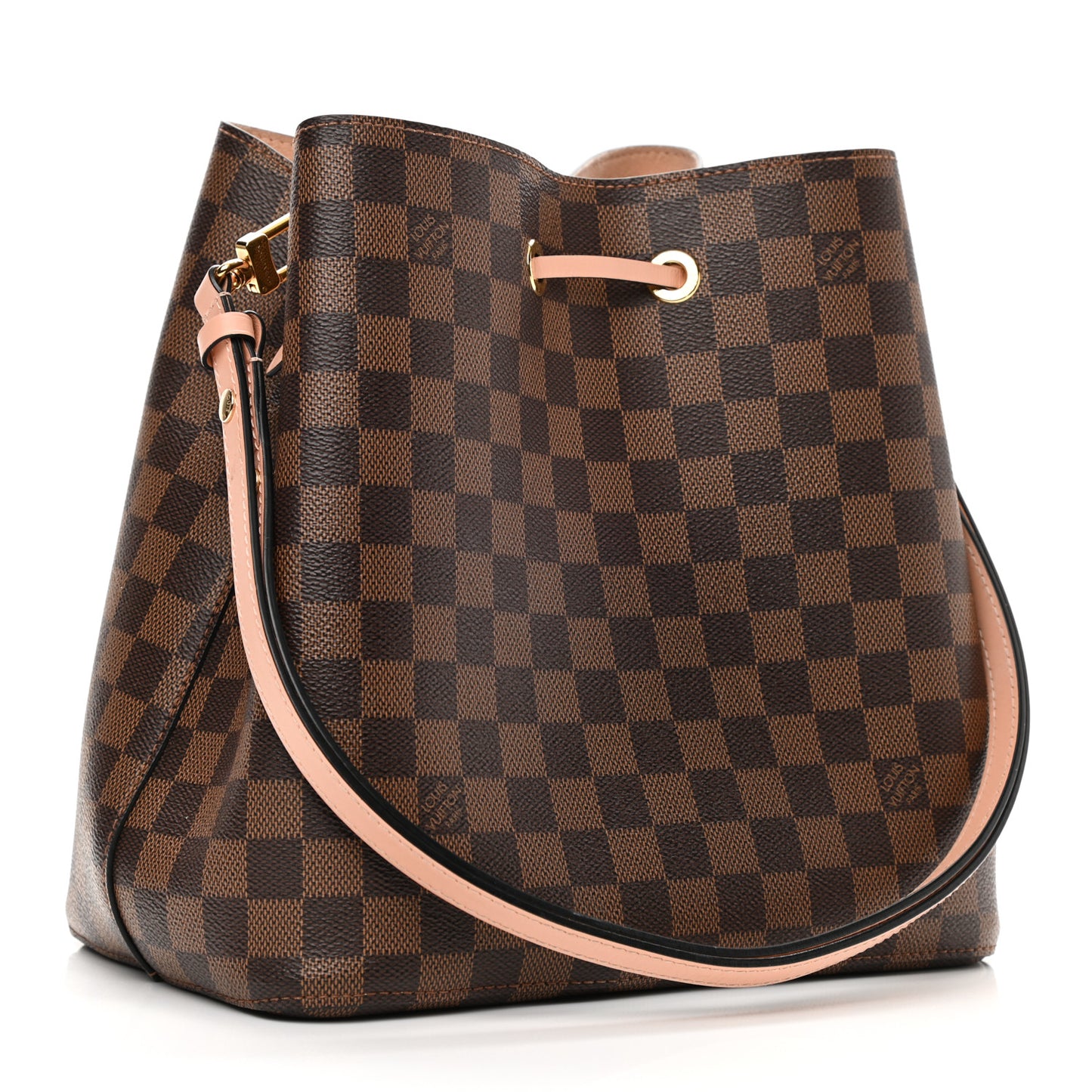 Damier Ebene Neonoe MM Venus Pink