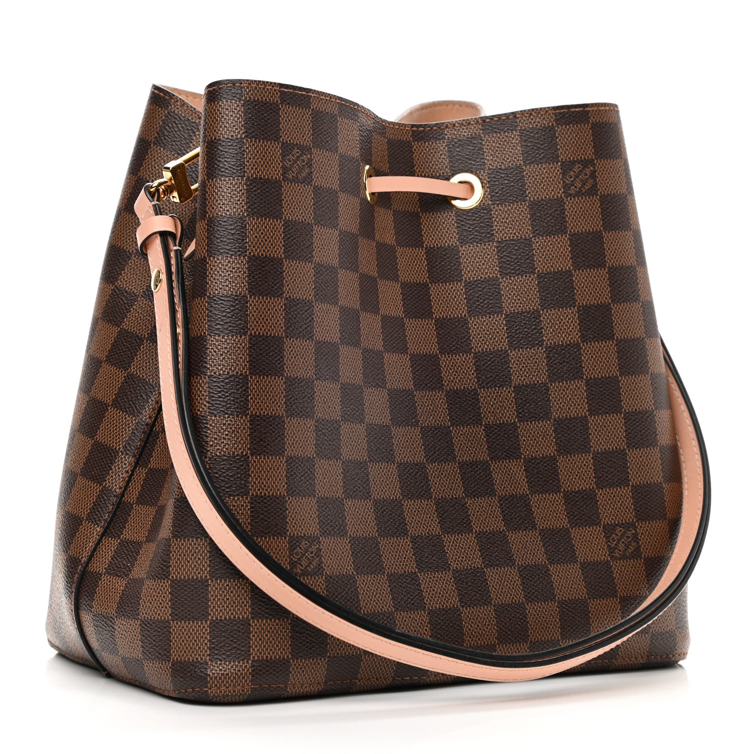 Louis Vuitton Damier Ebene Neonoe MM Venus Pink 3 of 10