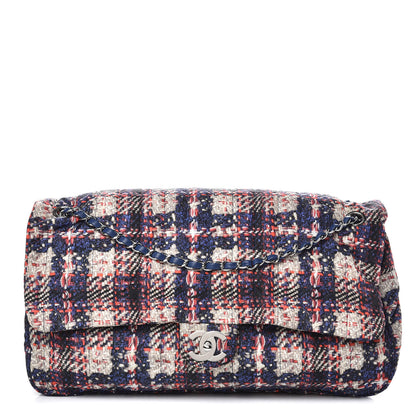 Chanel Nylon Tweed Printed Maxi Flap Multicolor 1 of 8