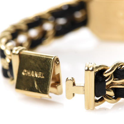 Chanel Stainless Steel Lambskin 20mm Chain Premiere Quartz Watch Gold L 7 of 7