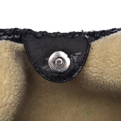 Stella McCartney Shaggy Deer Shearling Chain Falabella Tote Black 16 of 17