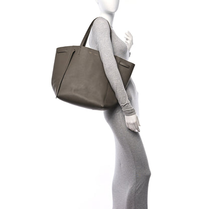 Celine Soft Grained Calfskin Small Belt Cabas Phantom Taupe 2 of 10