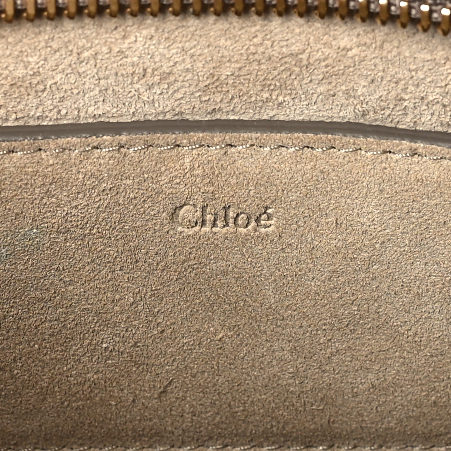 Calfskin Suede Mini Pixie Signature Belt Bag Motty Grey