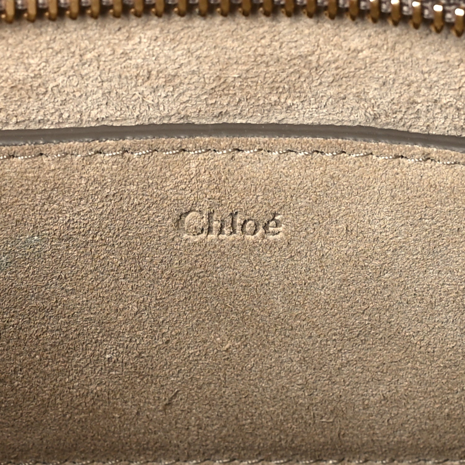 Chloe Calfskin Suede Mini Pixie Signature Belt Bag Motty Grey 6 of 10