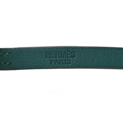 Hermes Swift Hapi 3 MM Triple Tour Bracelet S Malachite 4 of 8