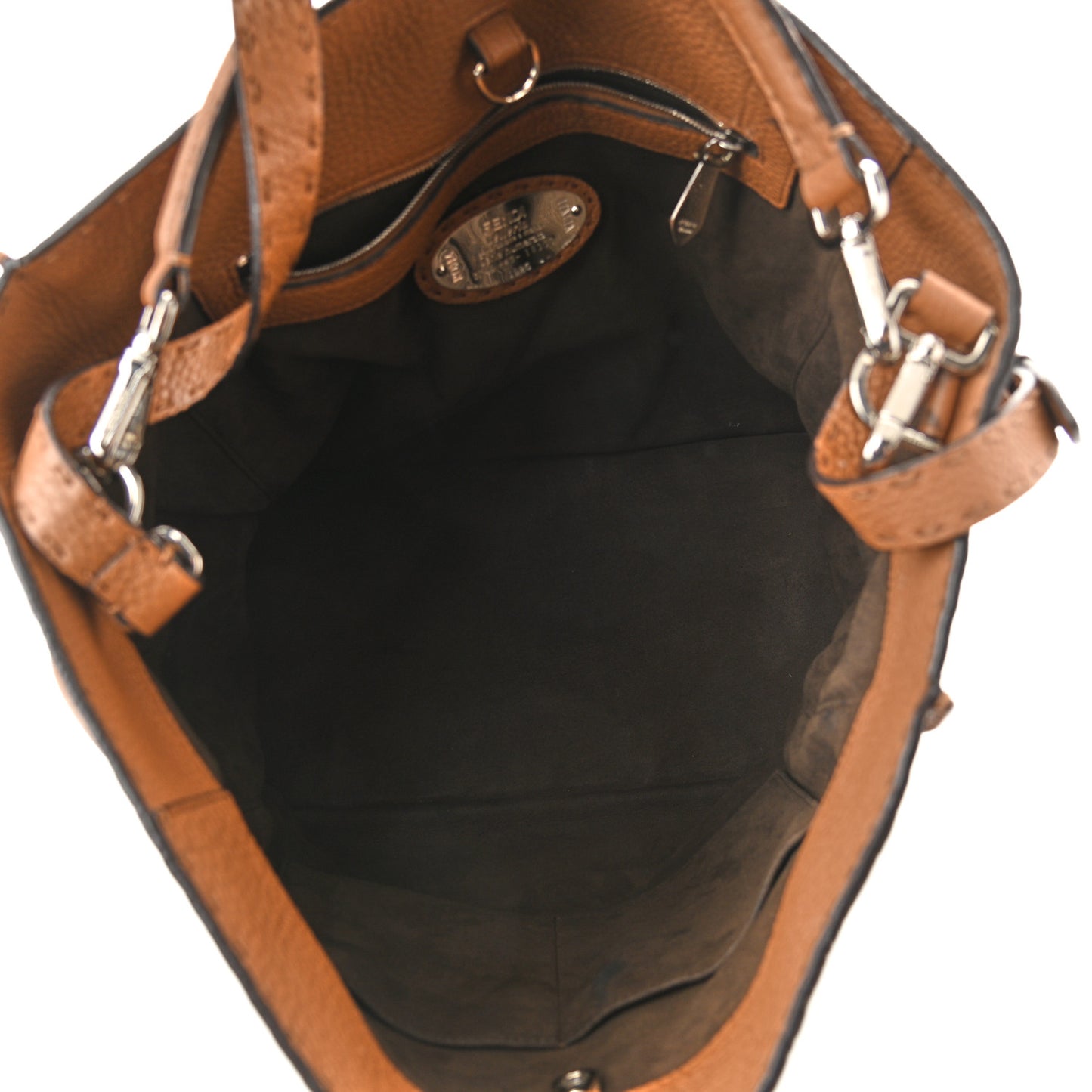 Cuoio Romano Selleria Large Anna Bucket Bag Mou