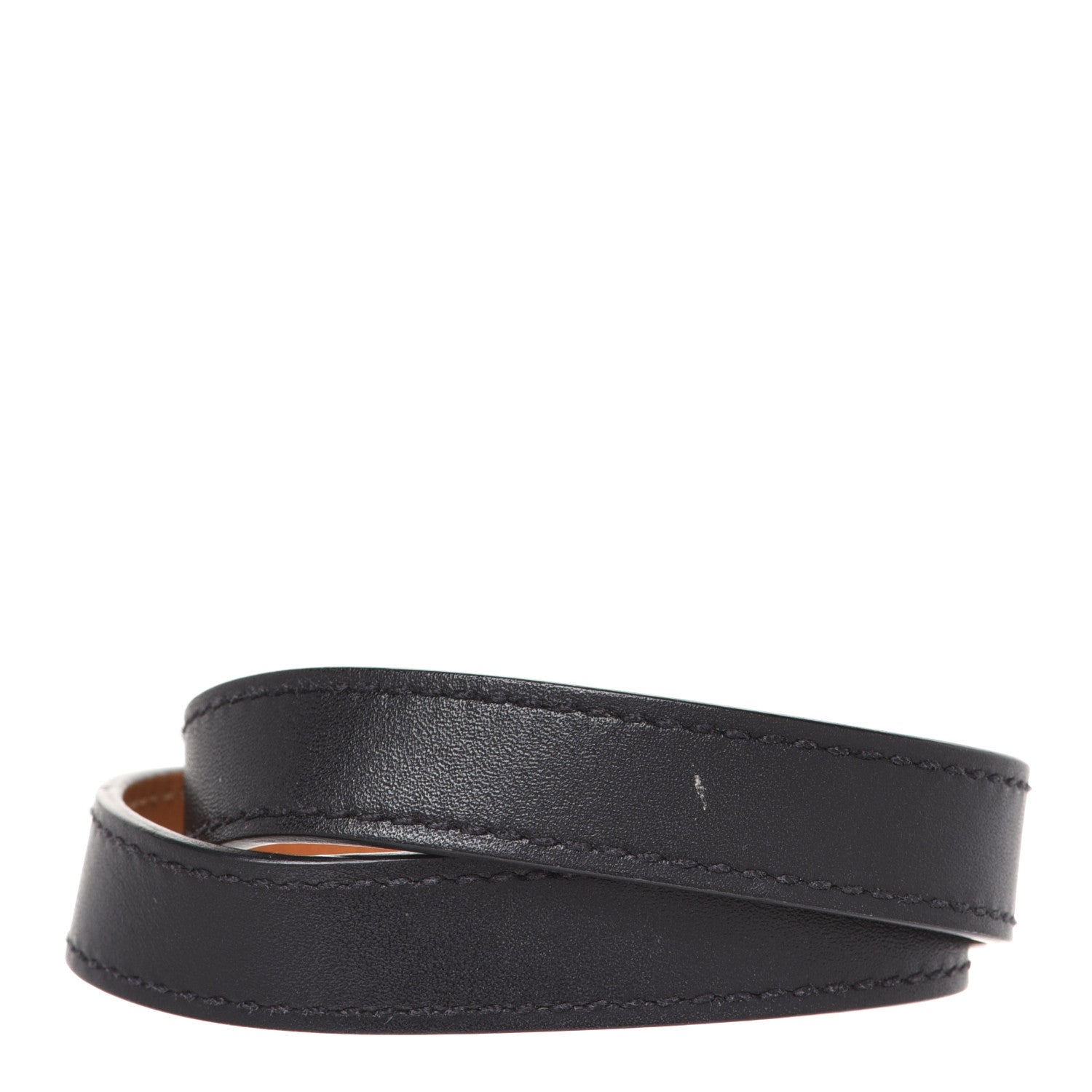 Hermes Box Kelly Double Tour Bracelet S Black 3 of 7
