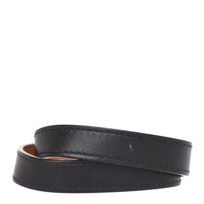 Hermes Box Kelly Double Tour Bracelet S Black 3 of 7