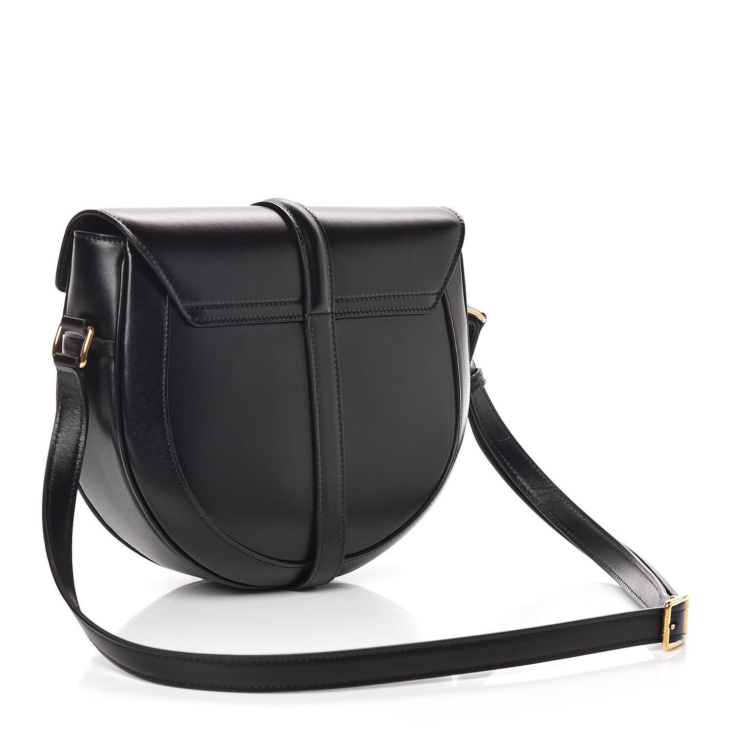 Satinated Calfskin Besace 16 Black