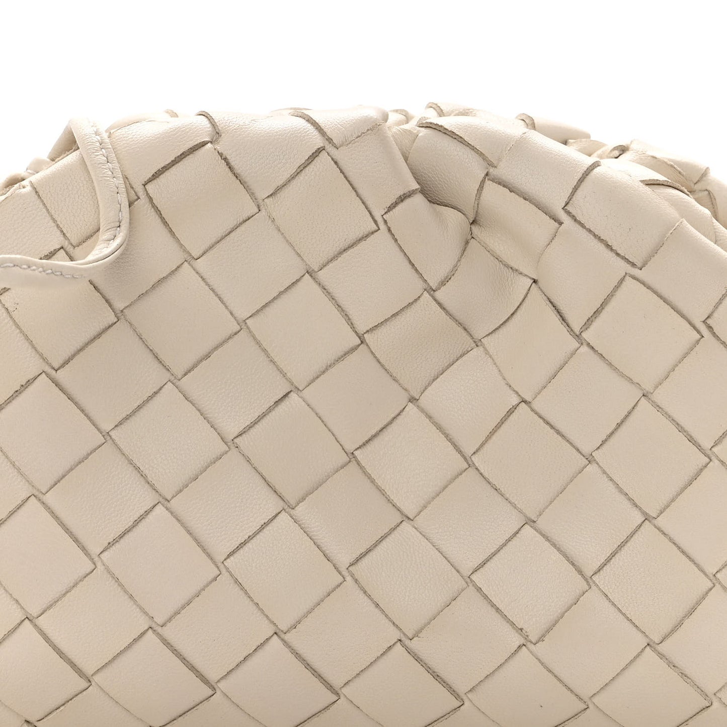 Nappa Intrecciato The Mini Pouch Chalk