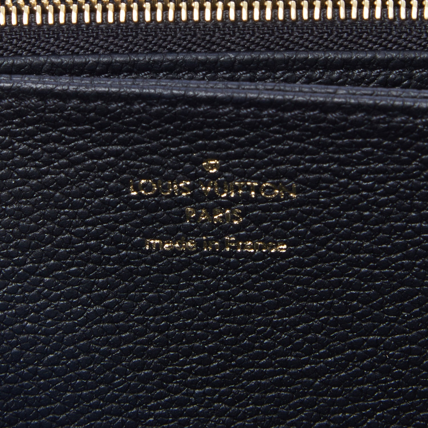 Louis Vuitton Empreinte Monogram Giant Zippy Wallet Black Beige 6 of 8