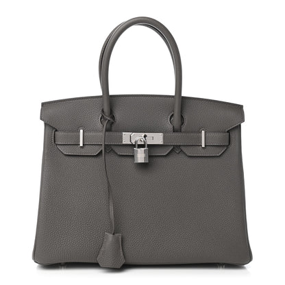 Hermes Togo Birkin 30 Etain 1 of 10