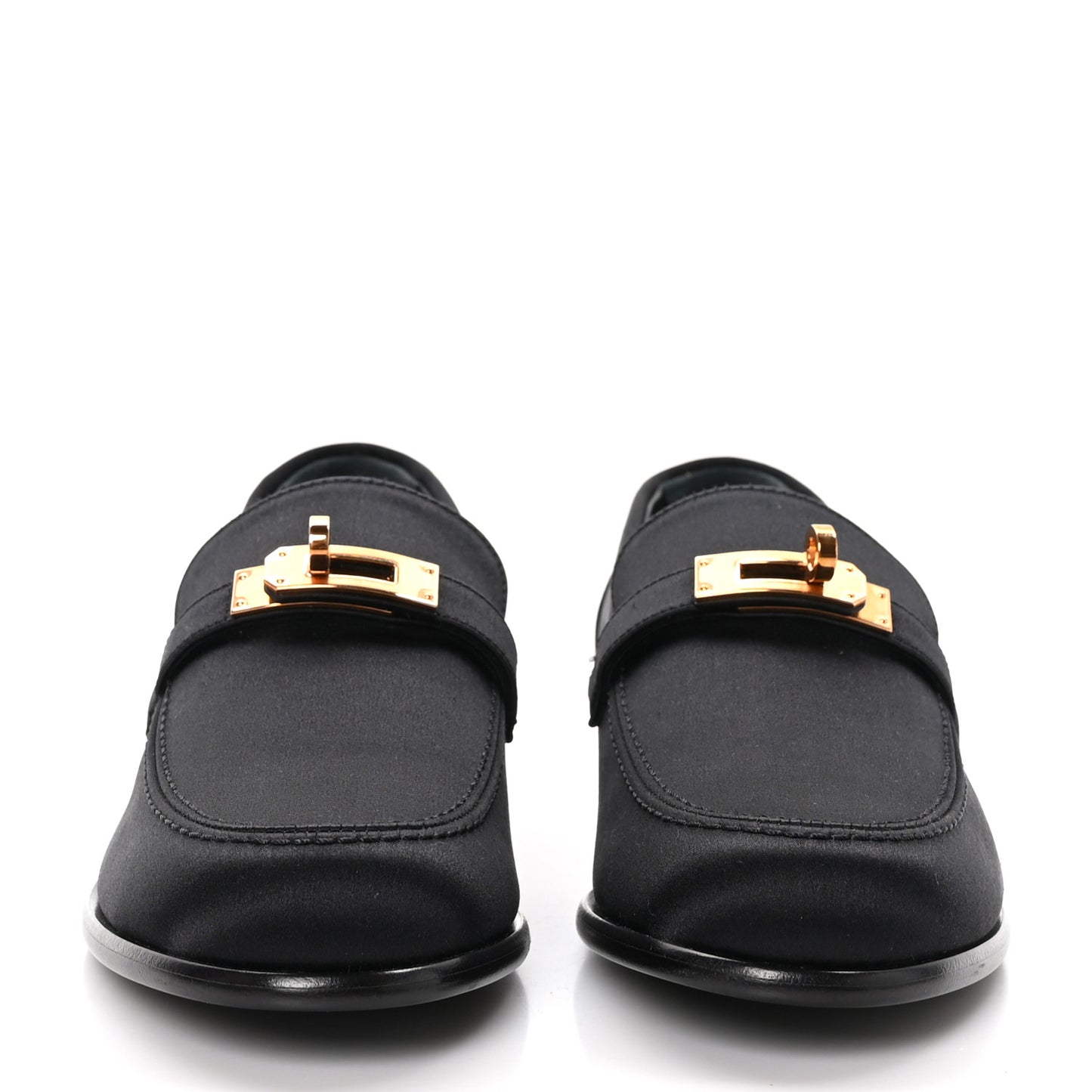 Satin Womens Destin Loafers 38 Black