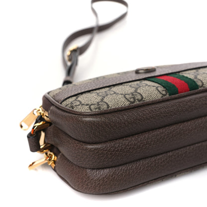 Gucci GG Supreme Monogram Web Mini Ophidia GG Bag Brown 10 of 11