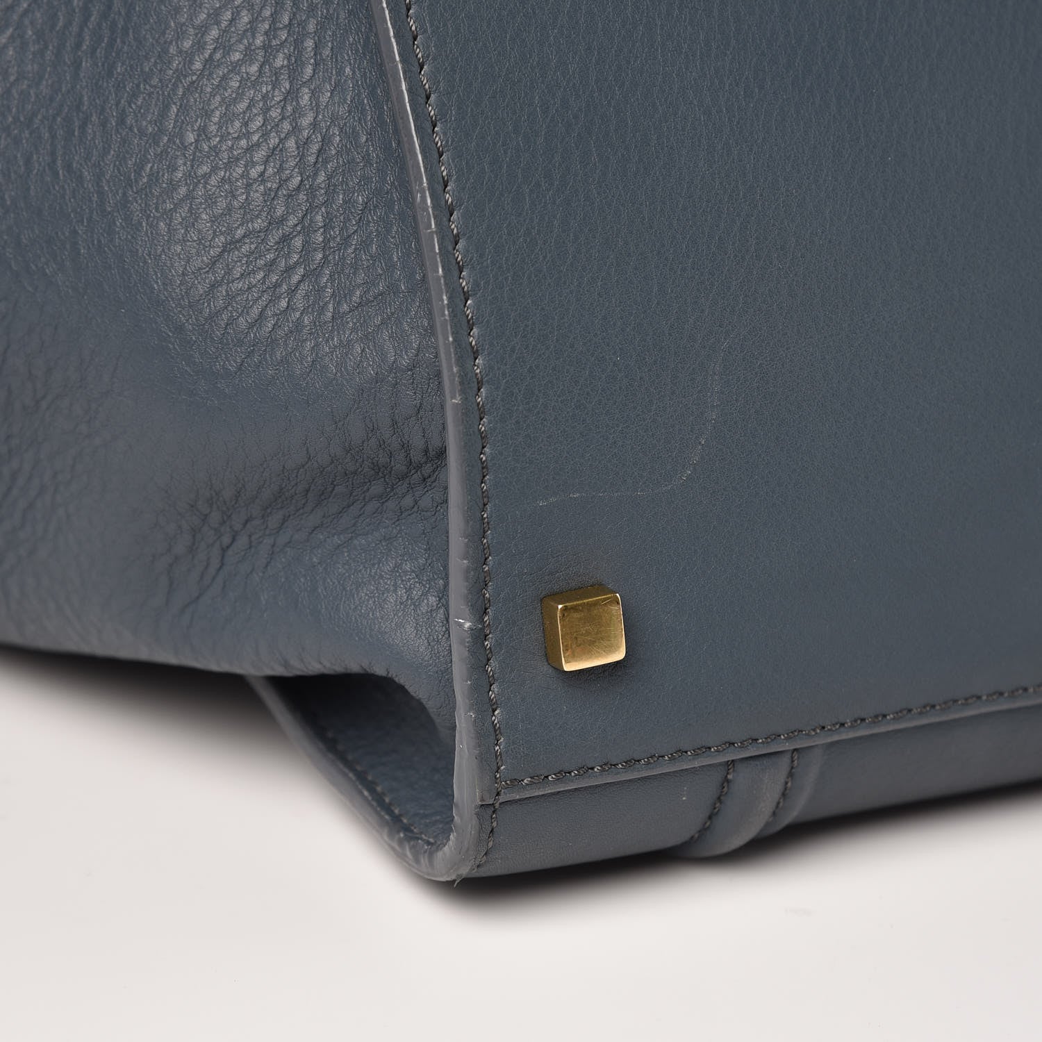 Celine Supple Calfskin Large Phantom Luggage Slate Blue 10 of 17