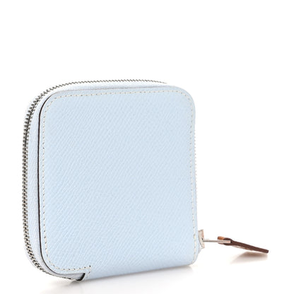 Hermes Epsom Silk'In Coin Purse Bleu Brume 3 of 9