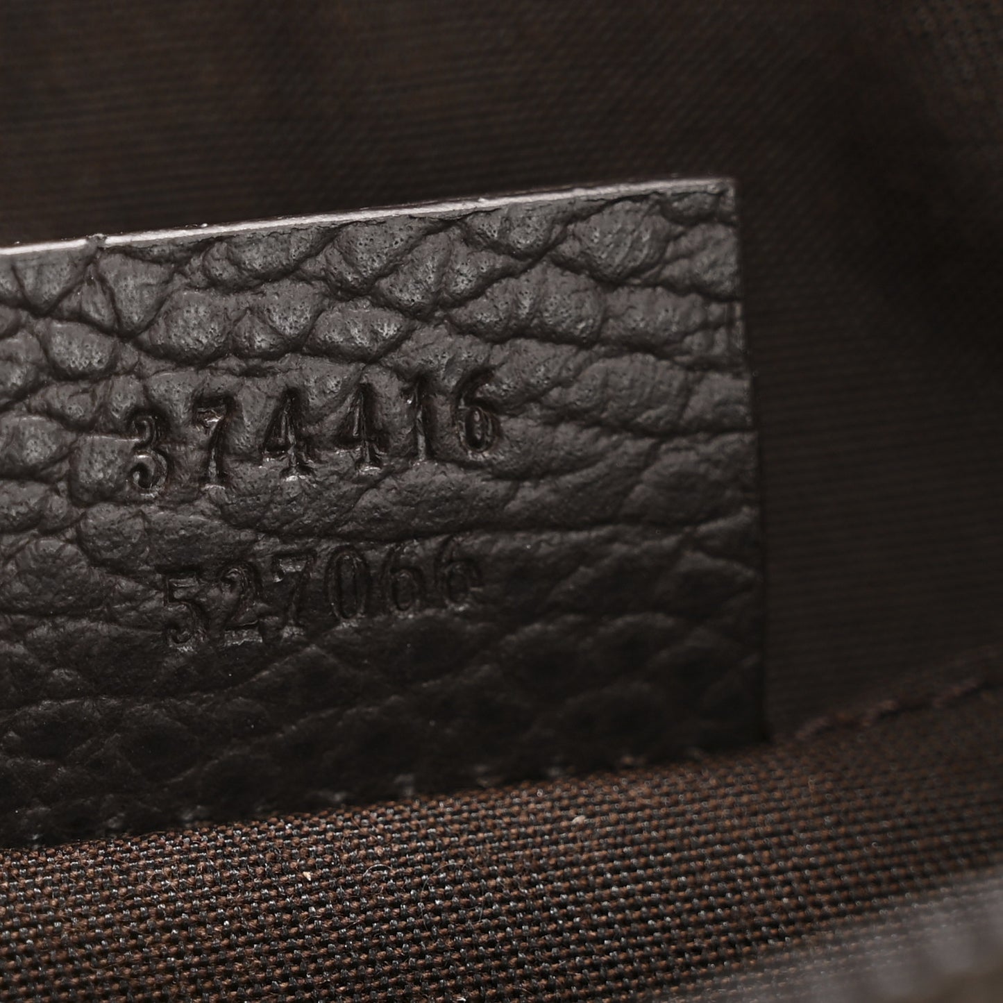 Monogram Calfskin Small Flat Messenger Bag Dark Brown