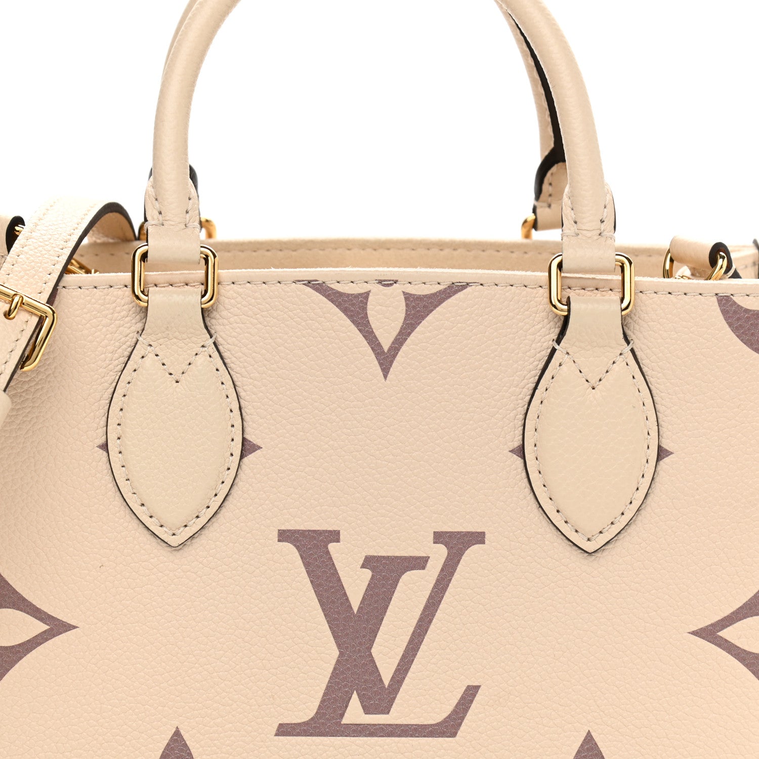 Louis Vuitton Empreinte Monogram Giant Onthego PM Creme Bois De Rose 8 of 11
