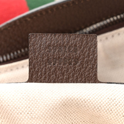 Gucci GG Supreme Monogram Web Small Ophidia Half Moon Hobo Brown 7 of 11