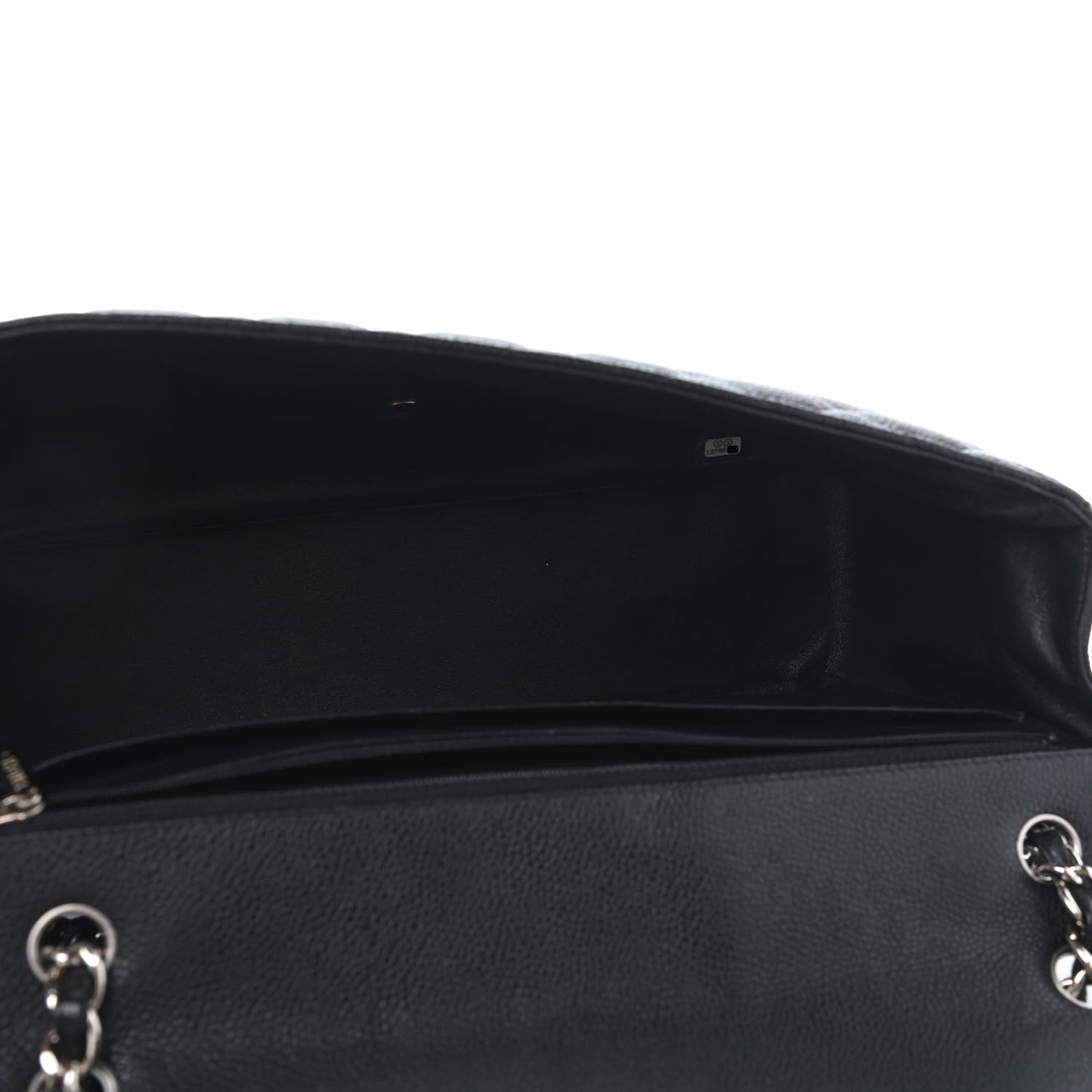 Caviar Quilted Maxi Single Flap Black