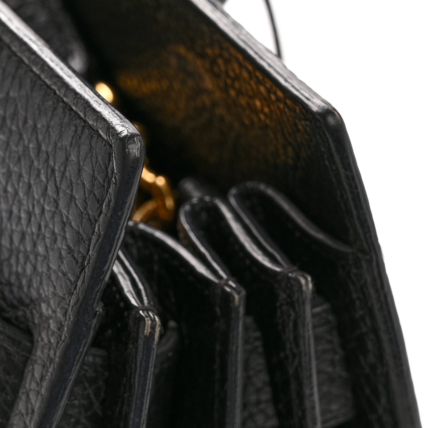 Calfskin Small Sac De Jour Black
