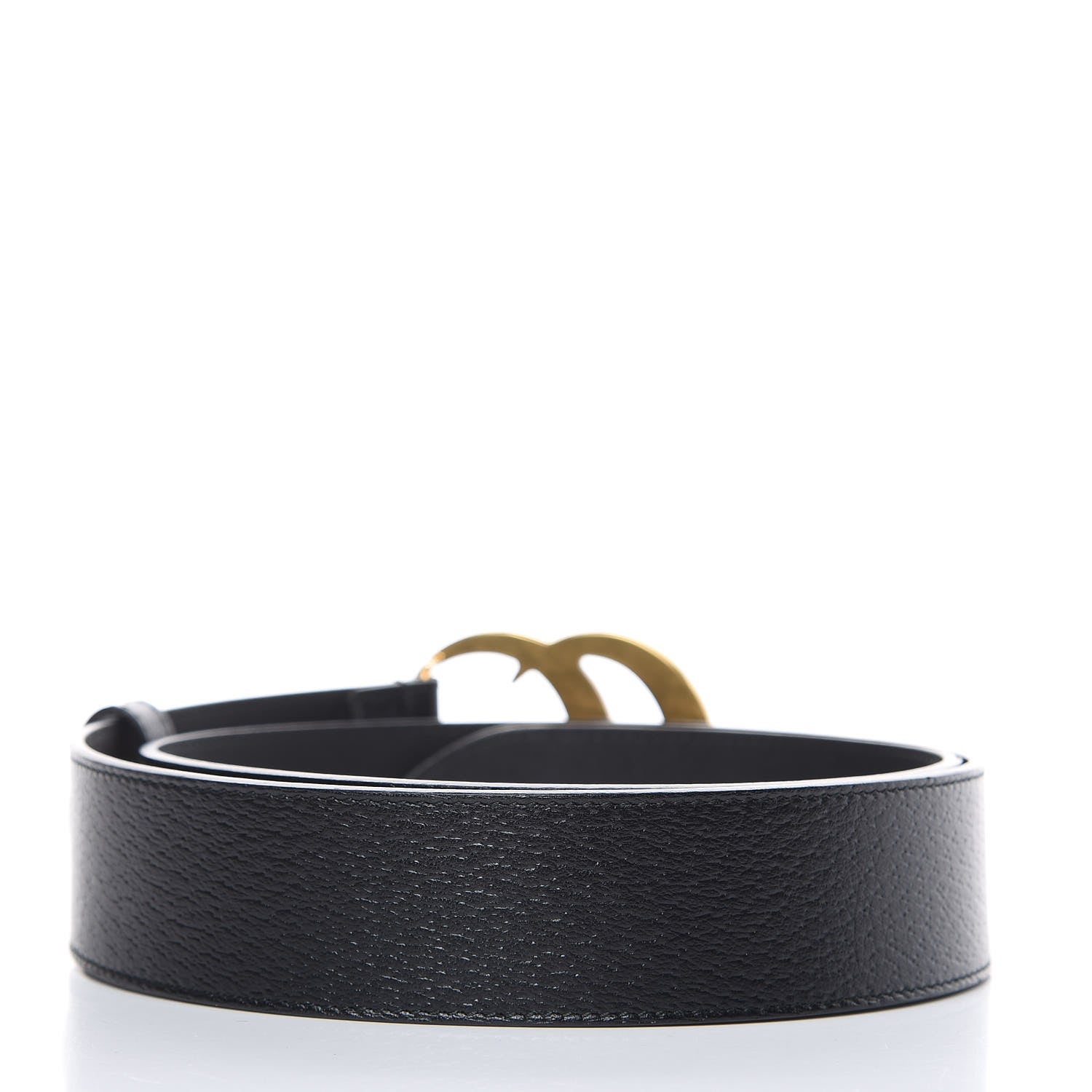 Gucci Textured Calfskin Double G 40mm Belt 90 36 Black 3 of 7