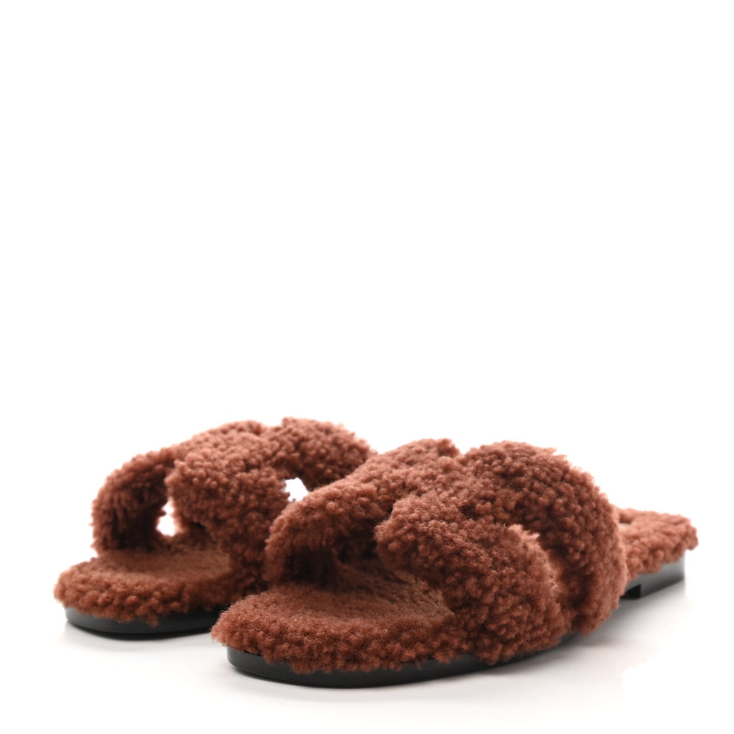 Woolskin Oran Sandals 35.5 Cognac