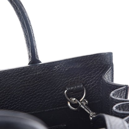 Saint Laurent Grained Calfskin Nano Sac De Jour Black 8 of 12