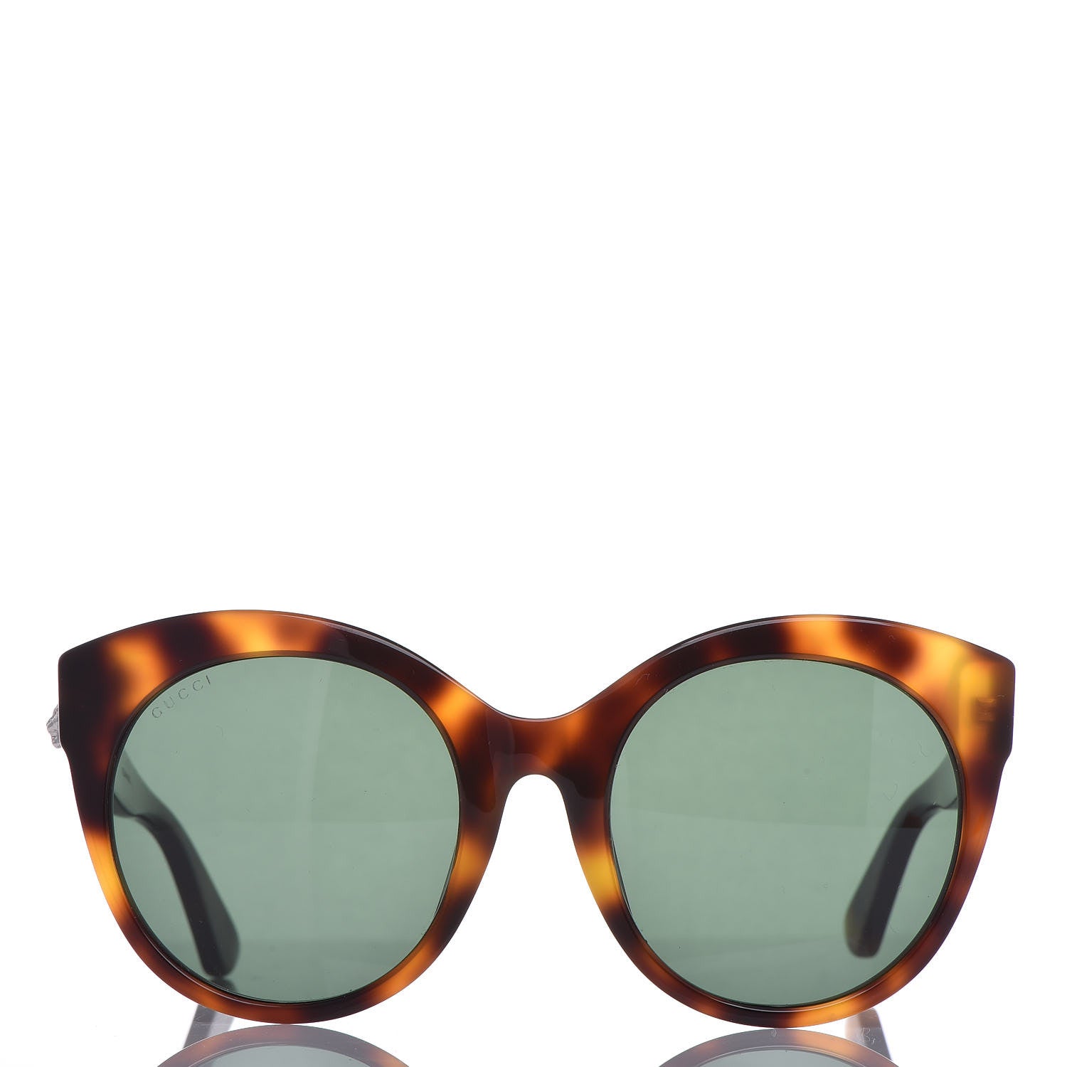 Gucci Round GG Sunglasses GG0028SA Tortoise 2 of 6