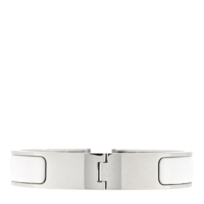 Hermes Enamel Narrow Clic Clac H Bracelet PM White 2 of 3