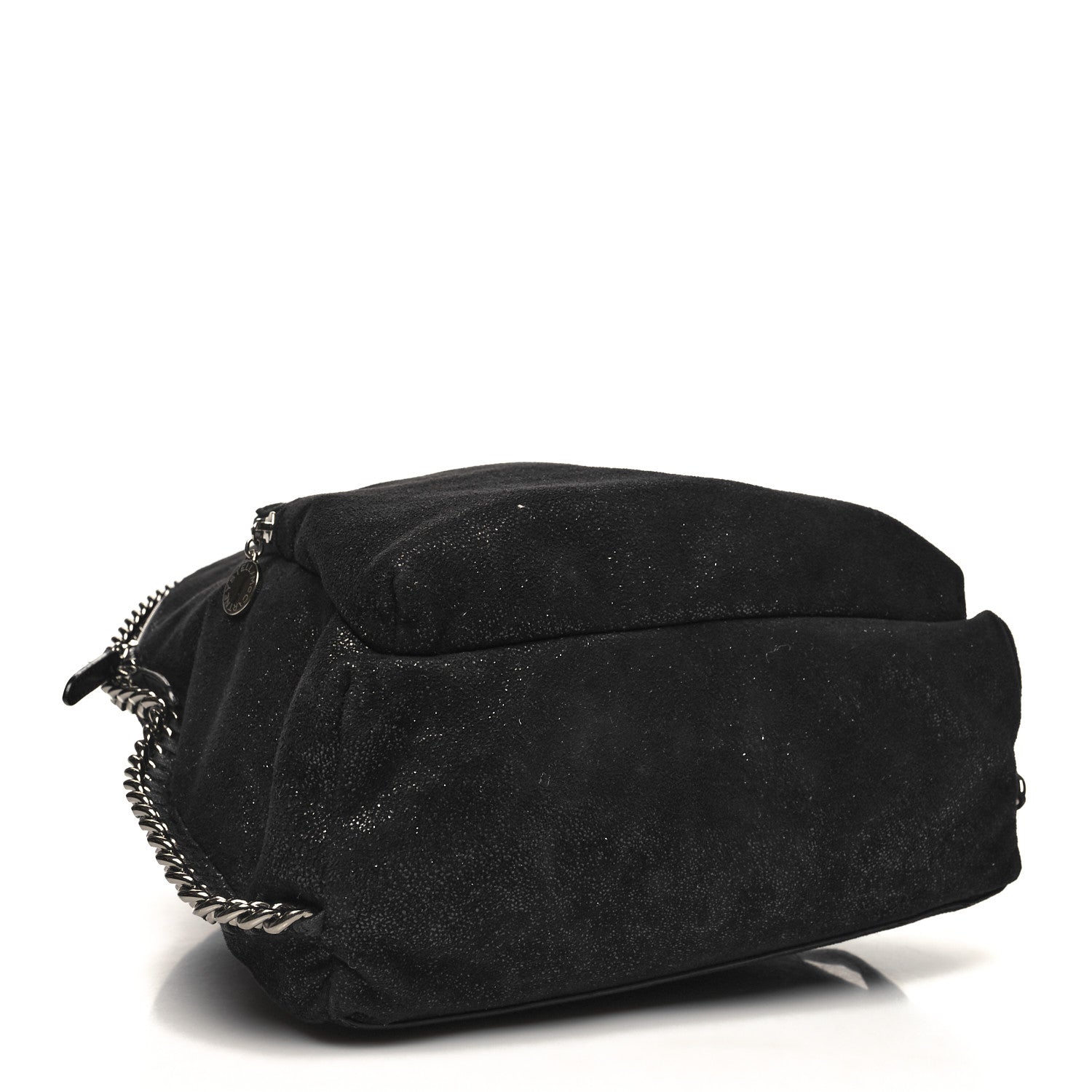 Stella McCartney Shaggy Deer Mini Falabella Backpack Black 4 of 9