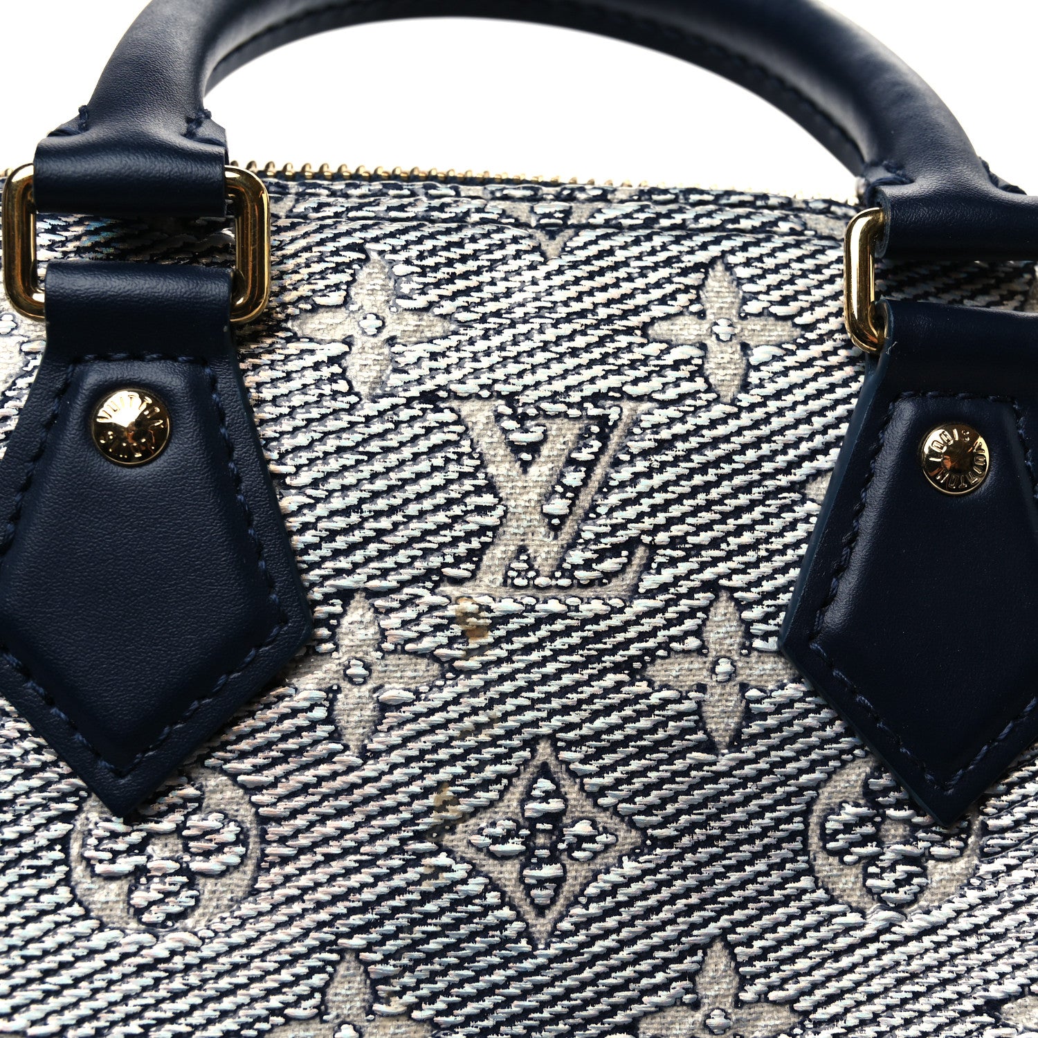 Louis Vuitton Monoglam Speedy Bandouliere 20 Blue 10 of 10