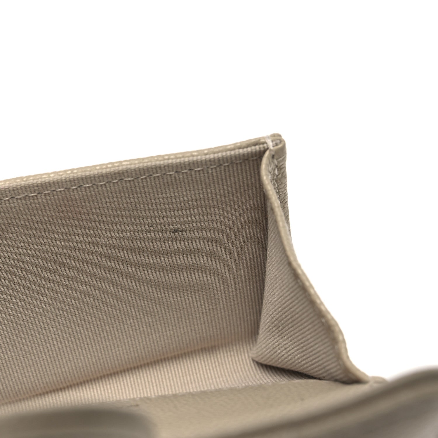 Chanel Caviar Quilted Flap Card Holder Wallet Beige 9 of 9