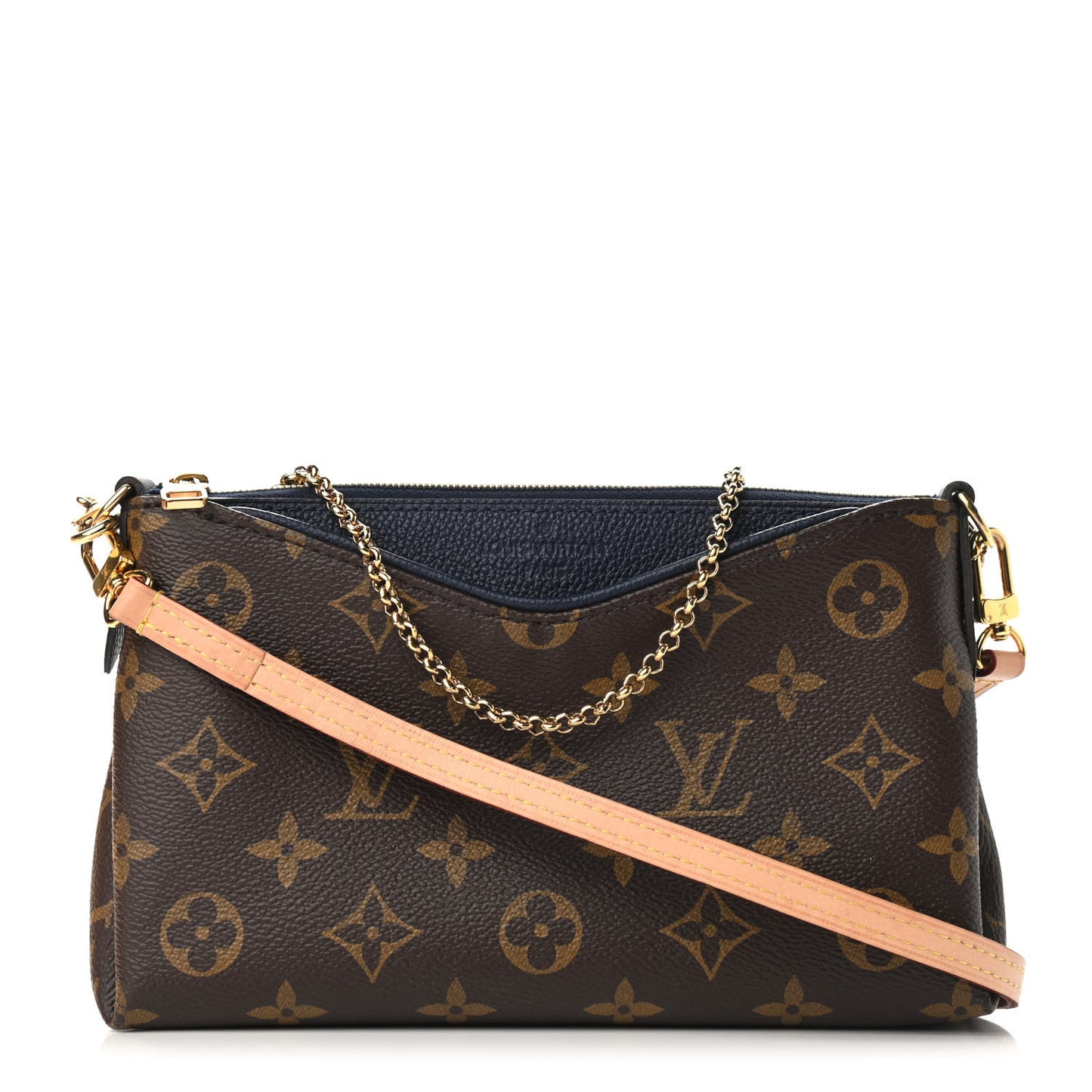 Monogram Pallas Clutch Blue Marine